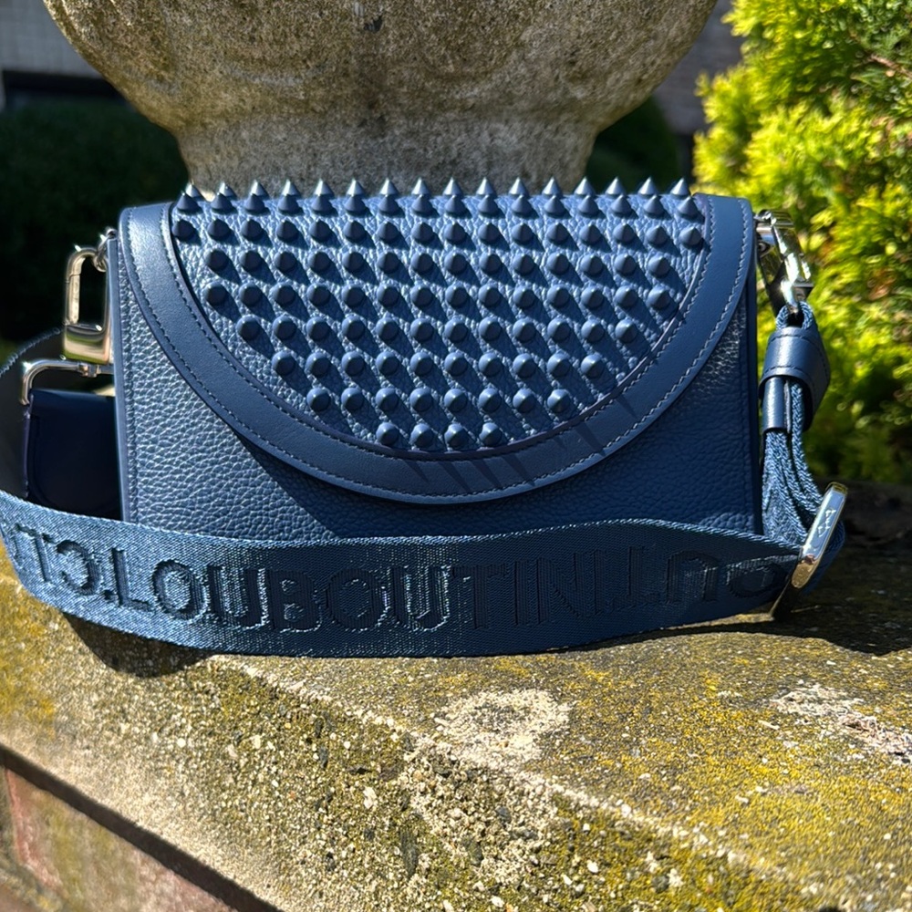 NWOT’s  Christian Louboutin Explorafunk Chain Wallet  Studded Crossbody Bag